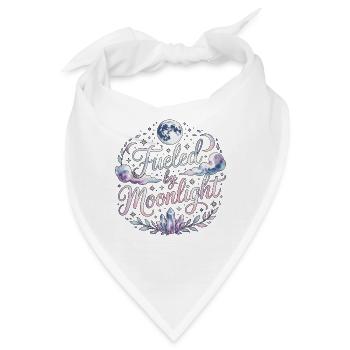 Witchcraft Fueled By Moonlight Loves Rune Symbols - Bandana - Weiß - Vorne
