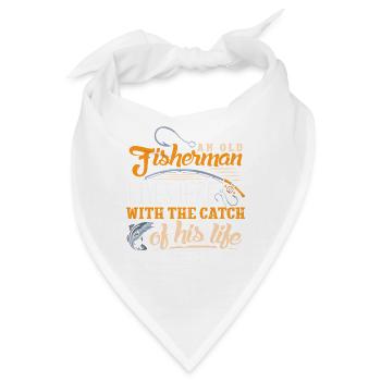 Angler Fischer Angeln Sportfischer - Bandana - Weiß - Vorne