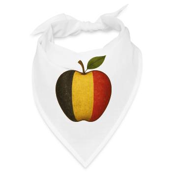 Belgien - Bandana - Weiß - Vorne