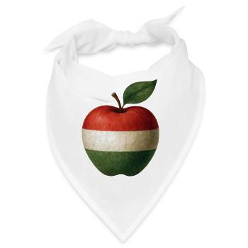 Ungarn - Bandana - Weiß - Vorne