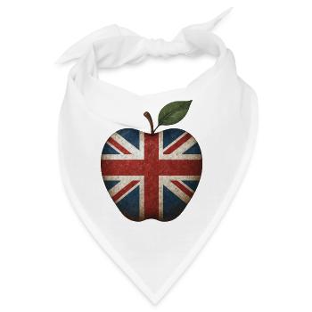 Großbritannien England - Bandana - Weiß - Vorne