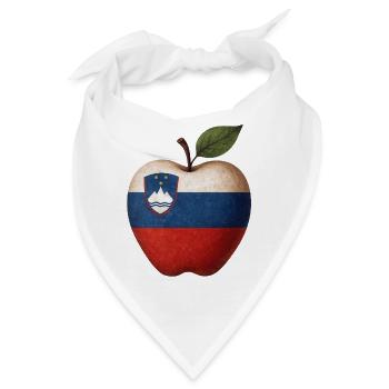 Slowenien - Bandana - Weiß - Vorne