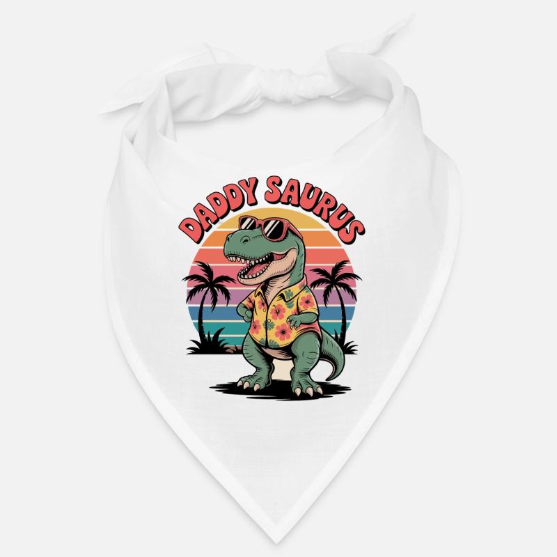 Daddy Saurus Dinosaurier Bandana