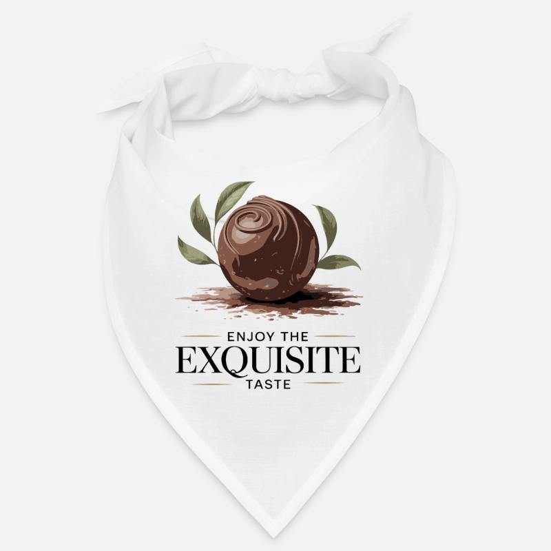 Chocolate Truffle Leaf Glow Bandana