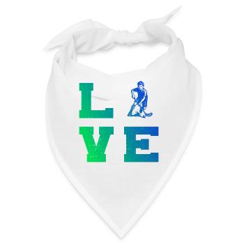Floorball Stil für jeden Anlass - Bandana - Weiß - Vorne