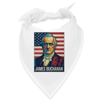 James Buchanan Präsident Usa - Bandana - Weiß - Vorne