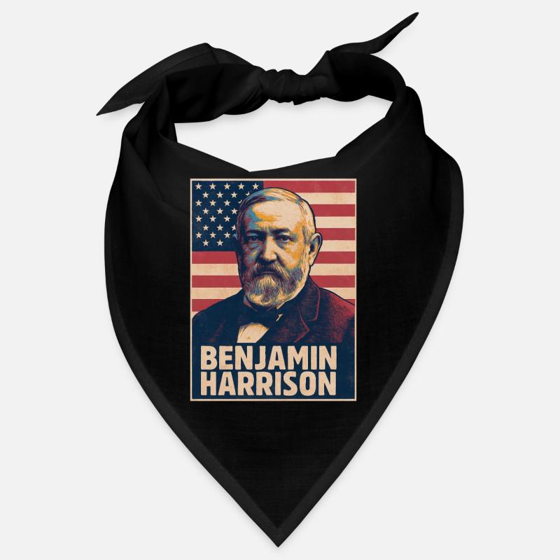 Benjamin Harrison USA Bandana