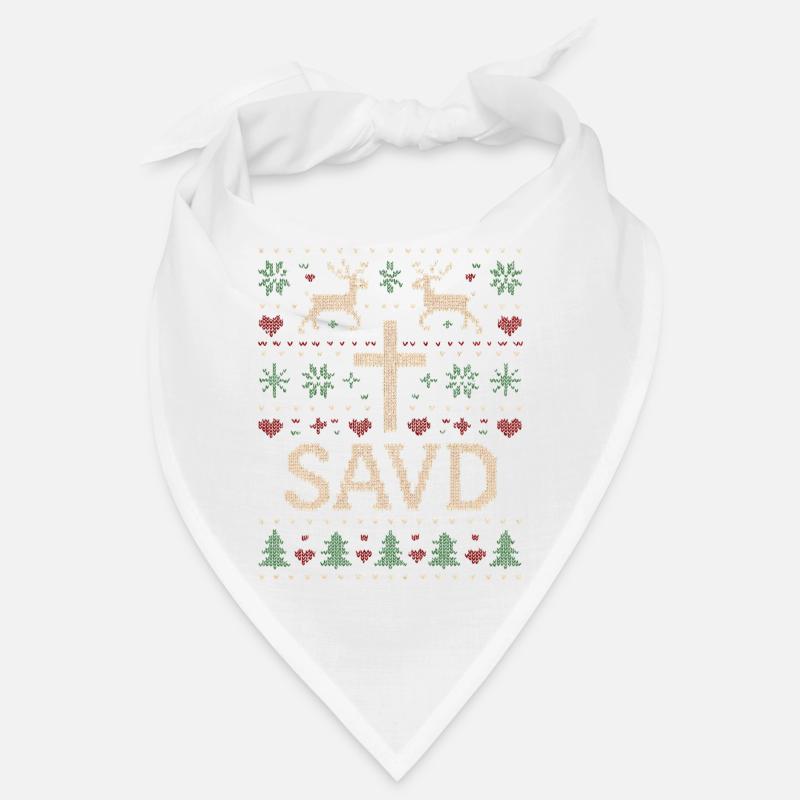 Weihnachtspullover gerettet Christlicher Glaube Je Bandana