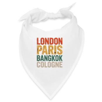 Cologne Köln - Bandana - Weiß - Vorne