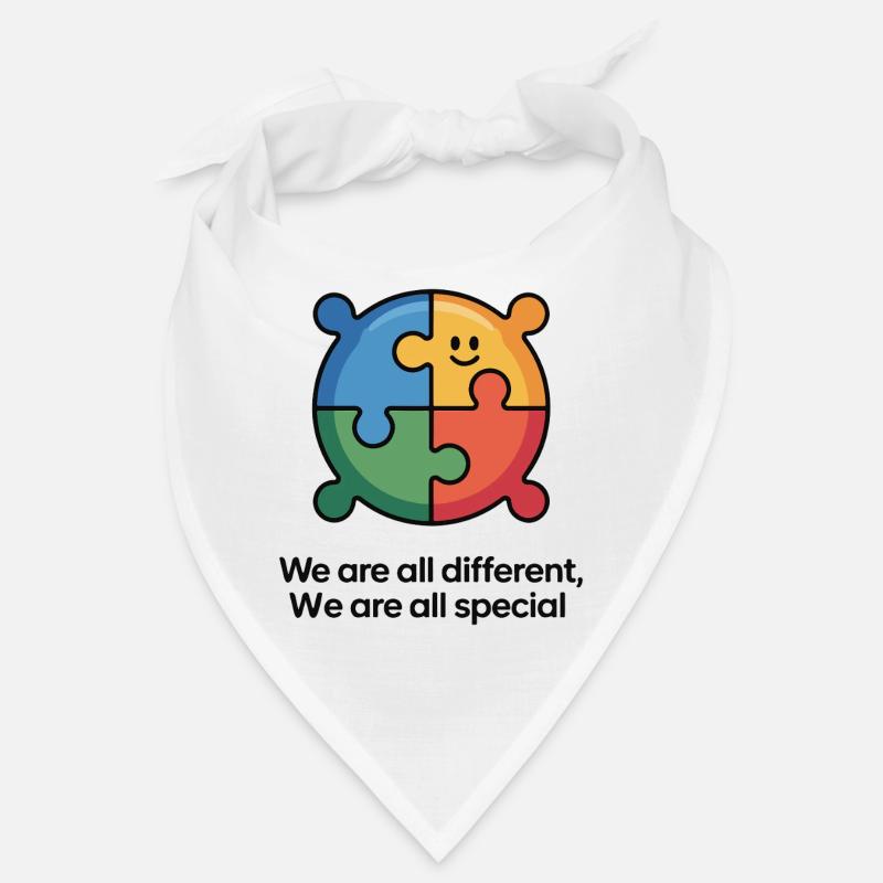 Inclusive Puzzle Circle Bandana