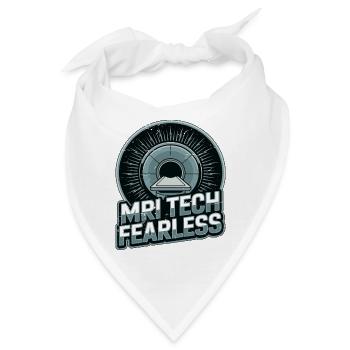 MRI Tech Fearless Radiologic Technologist Rad Tech - Bandana - Weiß - Vorne