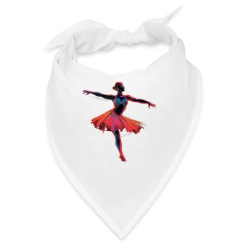 Ballettmädchen Retrowave - Bandana - Weiß - Vorne