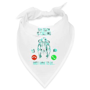 Tauchen Taucher Schnorcheln Sporttaucher - Bandana - Weiß - Vorne