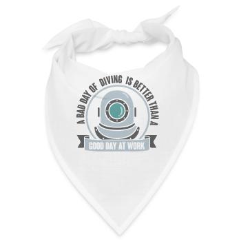 Tauchen Taucher Schnorcheln Sporttaucher - Bandana - Weiß - Vorne