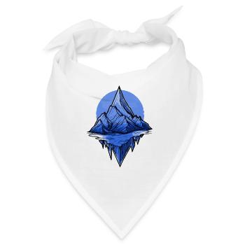 Eisberge Berge Arktis - Bandana - Weiß - Vorne