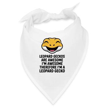 Kichere mit fettem genetischen Zitat - Bandana - Weiß - Vorne