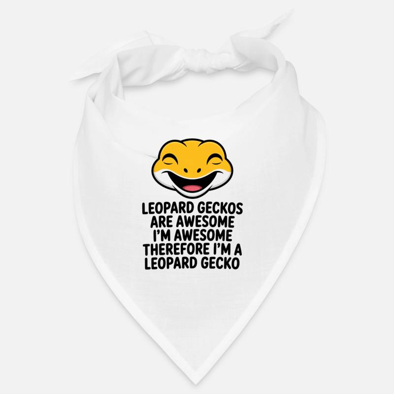 Leopard Gecko Laugh Artwork Bandana