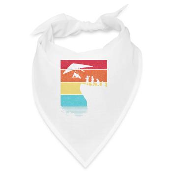 Gleitschirm Gleitschirmfliegen Gleitschirmflieger - Bandana - Weiß - Vorne