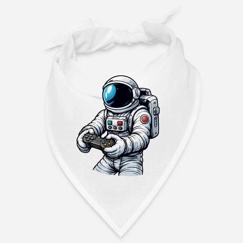 Astronaut mit Gamecontroller Bandana