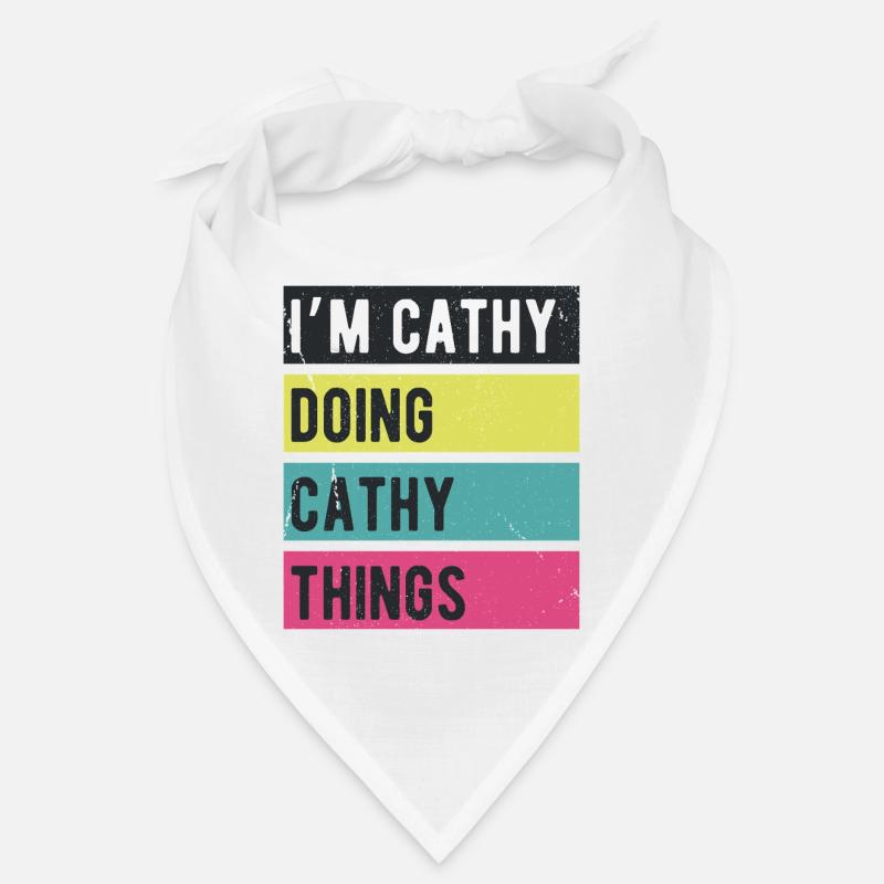 I’m Cathy Doing Cathy Things Retro Colors Bandana
