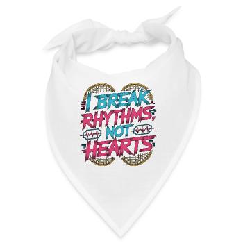 Cardiac Tech I Break Rhythms Pacemaker Technician - Bandana - Weiß - Vorne
