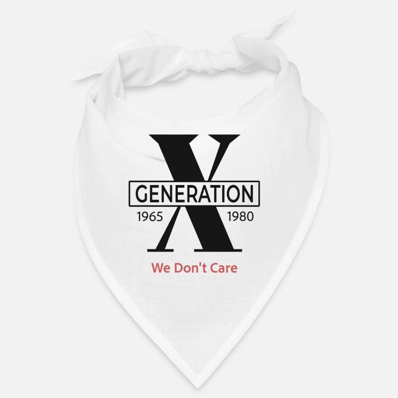 Generation X We Don't Care Bandana