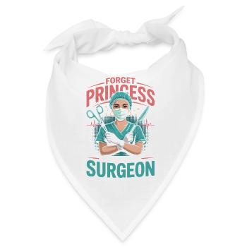 Kämpferische Ärztin: Keine Prinzessin - Bandana - Weiß - Vorne