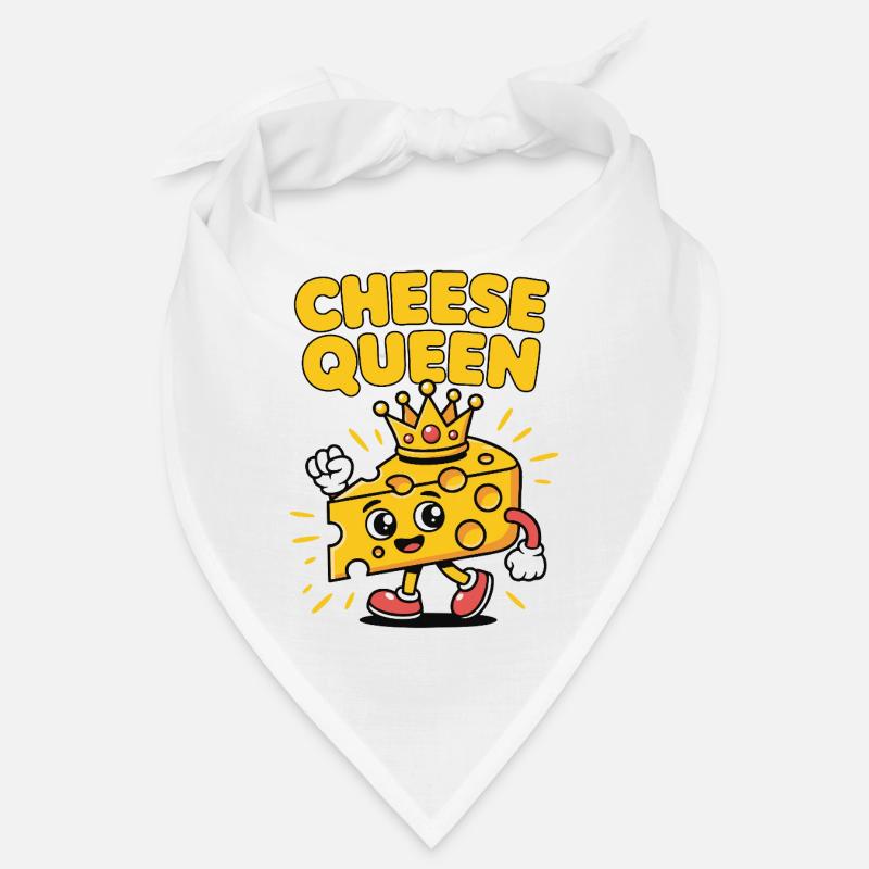 Cheese Queen – Cheese with a crown Bandana
