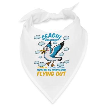 Seagull Management of Competent Colleagues - Bandana - Weiß - Vorne
