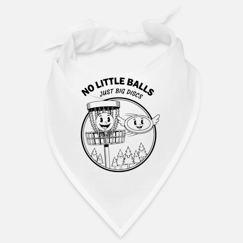 Pas de petites balles, juste de gros disques, drôle de disc golf Bandana