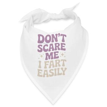 Furzen Sprüche Furz Lustiges Furzen Geschenk - Bandana - Weiß - Vorne