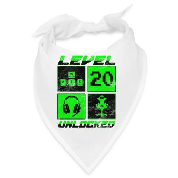 level 20 unlocked - Bandana - Weiß - Vorne