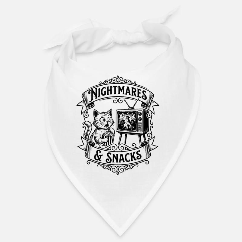 Nightmares & Snacks – Creepy hangovers Bandana