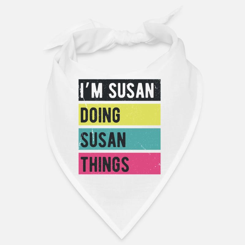 Ich bin Susan Mache Susan Dinge Retrofarben Bandana