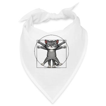 Mehrarmiger Grummelkatze - Bandana - Weiß - Vorne