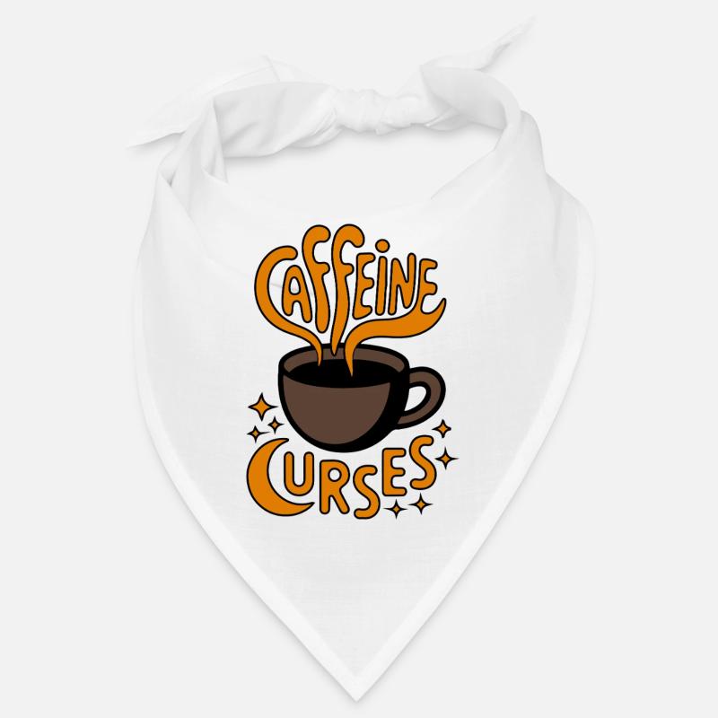 Caffeine Curves Coffee Logo Bandana