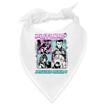 Future Ascension Anime Manga Panel Comic Style - Bandana - Weiß - Vorne