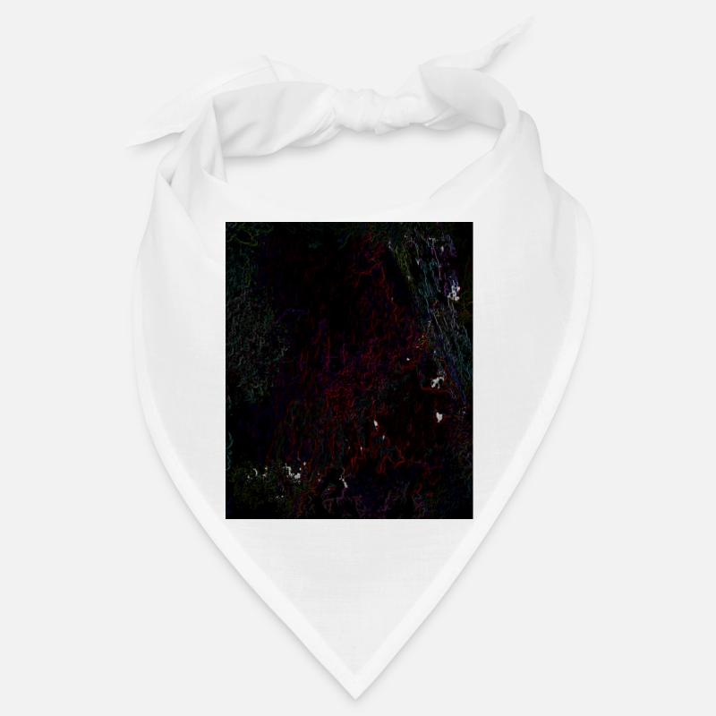 Dark Neon Lines Pattern Bandana