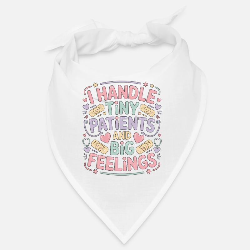 Pediatric Nurse I Handle Tiny Patients Kids Nurse Bandana