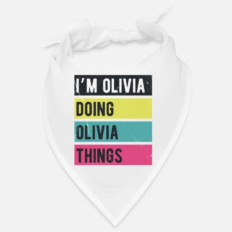 I’m Olivia Doing Olivia Things Retro Colors Bandana