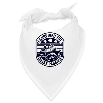 Ich habe die Passage in der Antarktis überle - Bandana - Weiß - Vorne