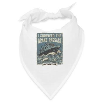 Ich habe die Passage in der Antarktis überle - Bandana - Weiß - Vorne