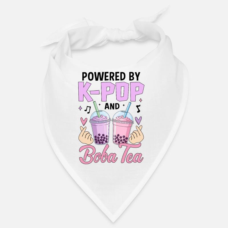 Powered By K Pop And Boba Tea Bandana