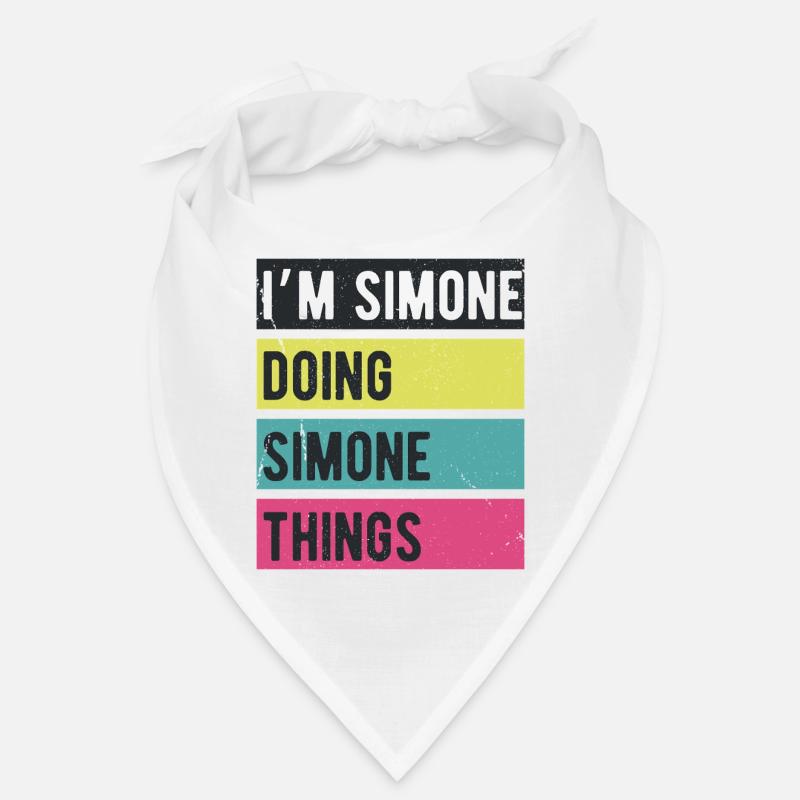 Ich bin Simone und mache Simone Things Retro Colors Bandana
