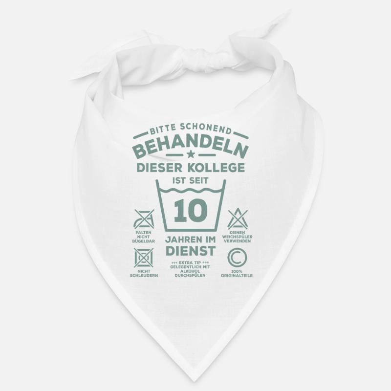 10 ans de service - Traitez-le avec douceur - collègue Bandana