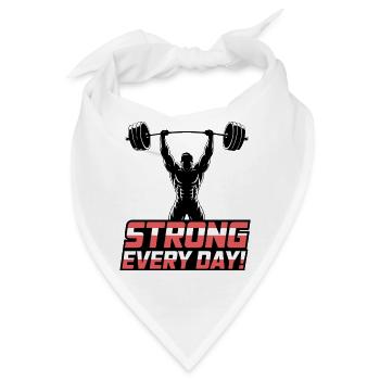 Alltägliches Krafttraining - Bandana - Weiß - Vorne
