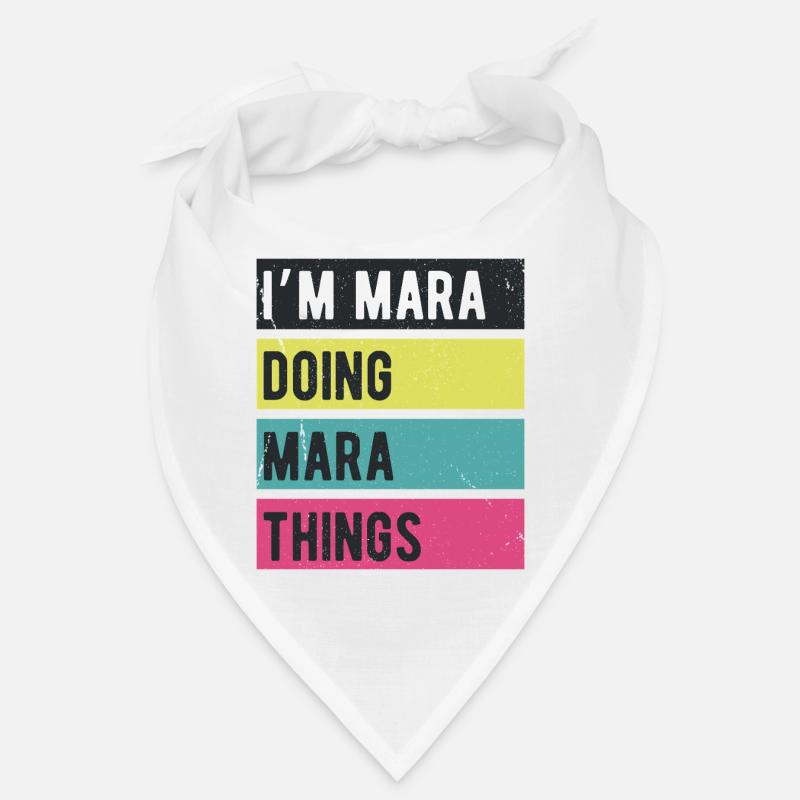 I’m Mara Doing Mara Things Retro Colors Bandana