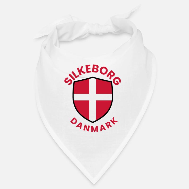 Emblème de l’écu de Silkeborg Danemark Bandana