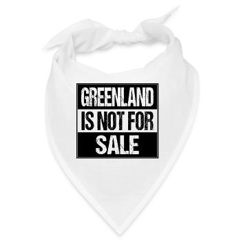 Greenland Is Not For Sale - Bandana - Weiß - Vorne