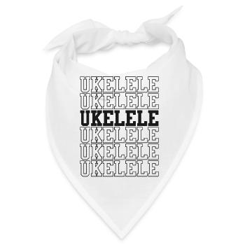 Hawaiian Ukulele Uke Ukulele - Bandana - Weiß - Vorne